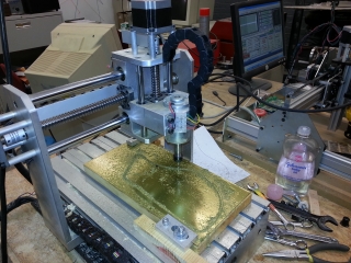 CNC routing brass